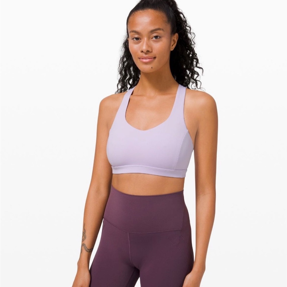 Lululemon free to be serene lavender dew size 8